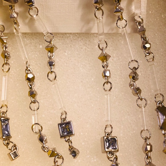 NWT Kendra Scott RARE & Retired Corza Earrings Silver Mix STUNNING! - Picture 8 of 15